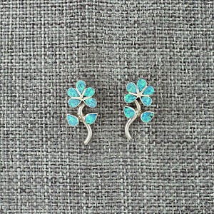 Opalite & Sterling Silver Earrings - Randolf Sanchez