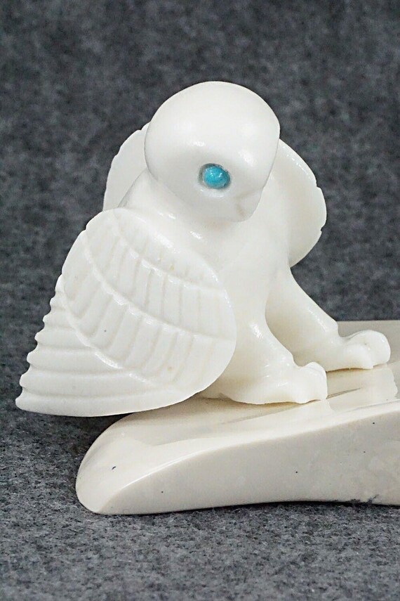 Zuni Fetish フクロウ Zuni Fetish フクロウ Zuni Fetish-Native American Carving-Antler