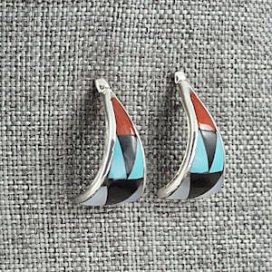 Multi Stone & Sterling Silver Earrings - Florency Lucio