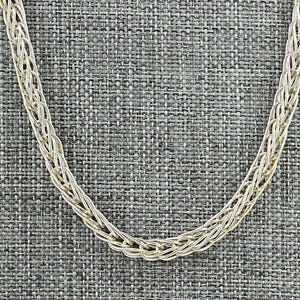 Sterling Silver Chain Necklace 24&quot; - Smokey Gchachu