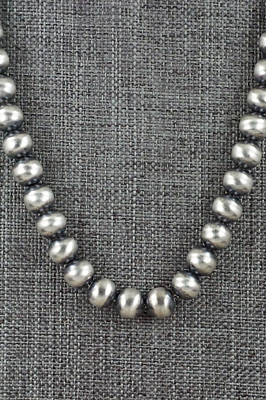 Sterling Silver Navajo Pearl Necklace 6mm 20”