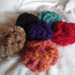 Hand crocheted Exfoliating Loofa with hanging loop