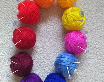 Knitting Ball of Yarn Ornaments