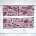 Floral Nurse Mauve Adult Headband / Knotted Headband / Topknot Accessory / Scrunchie / Face Mask 
