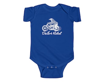 Desert Rebel Biker Infant Fine Jersey Bodysuit