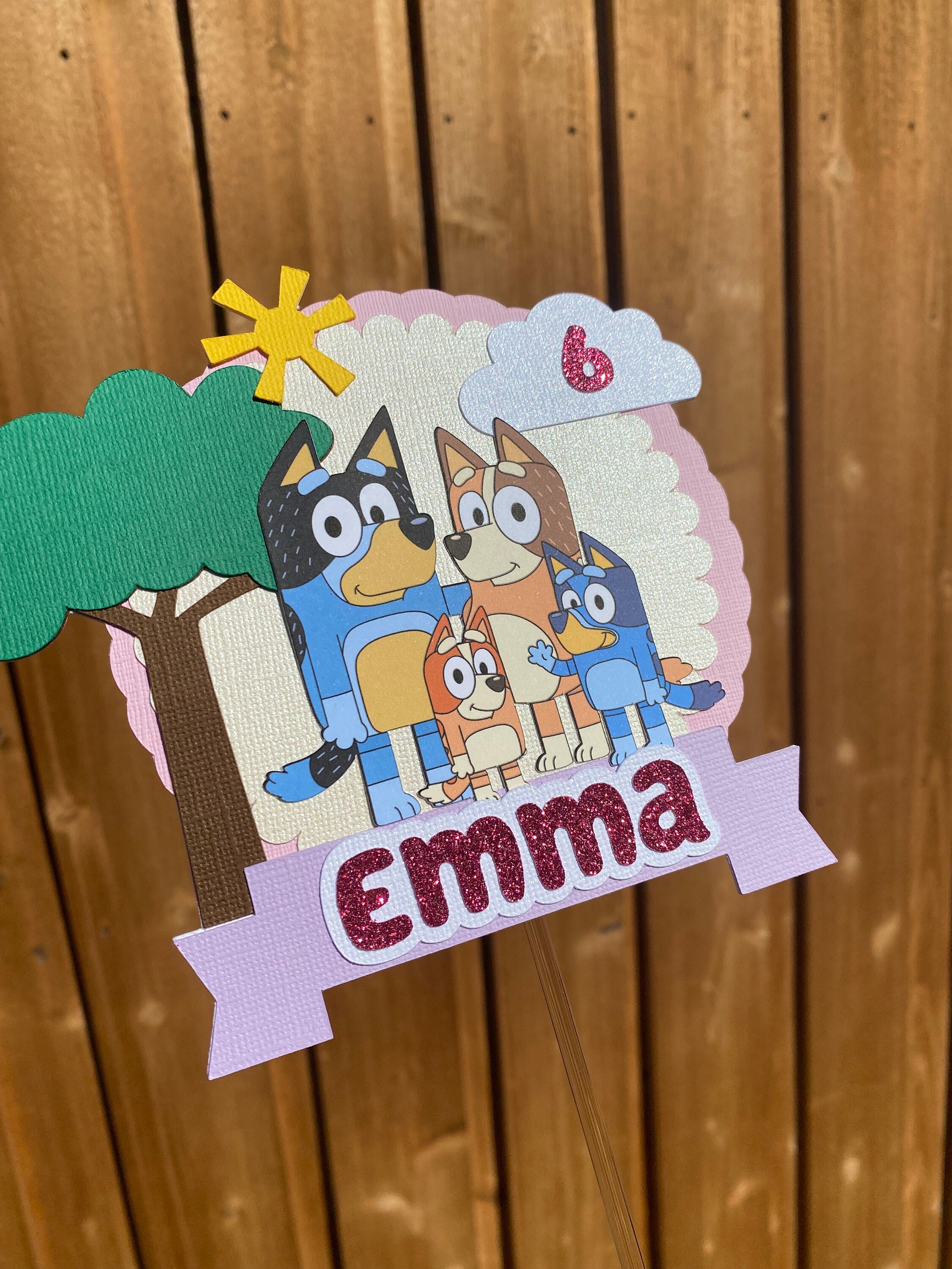 Bluey Cake topper