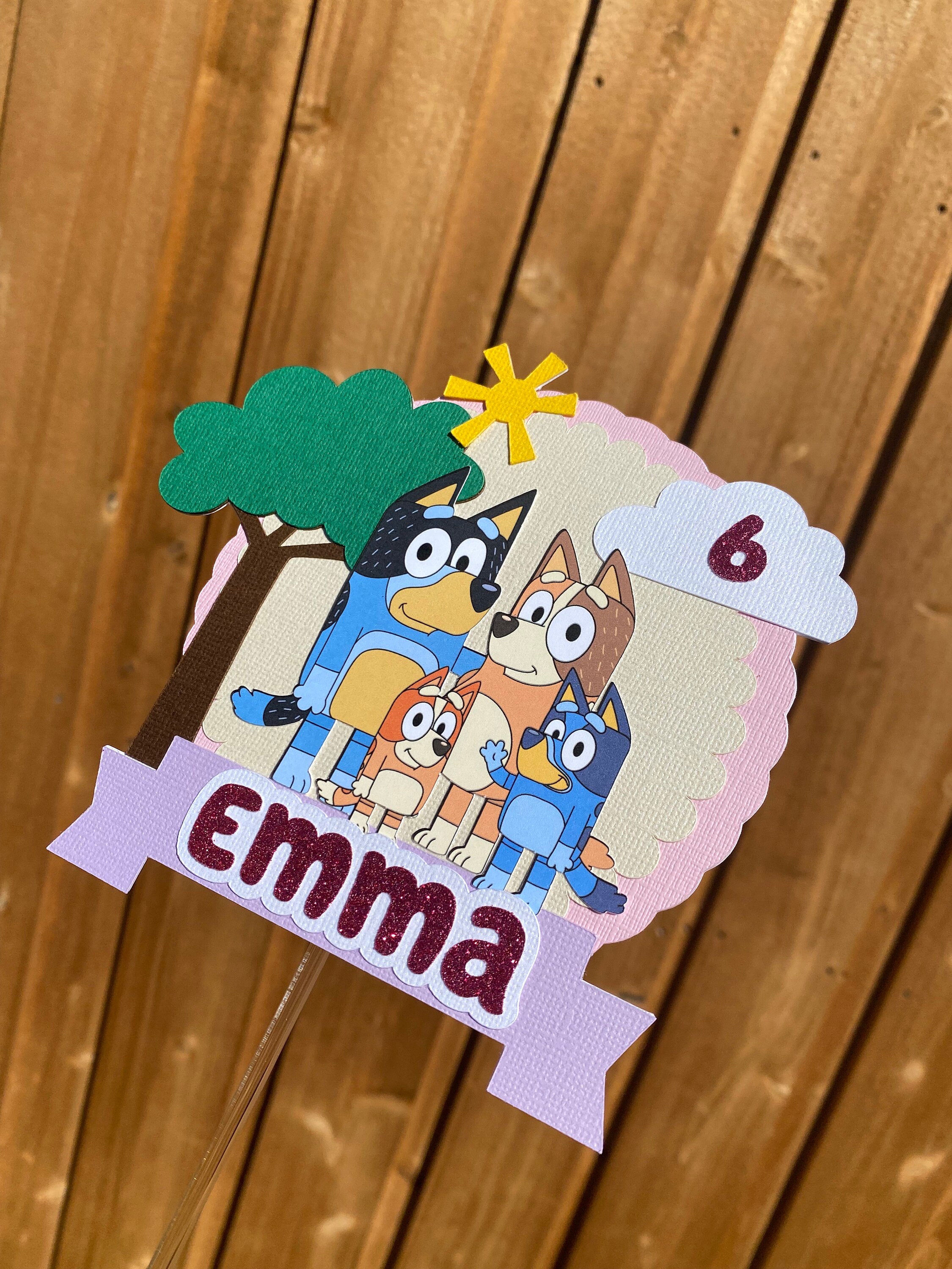 Bluey Cake topper
