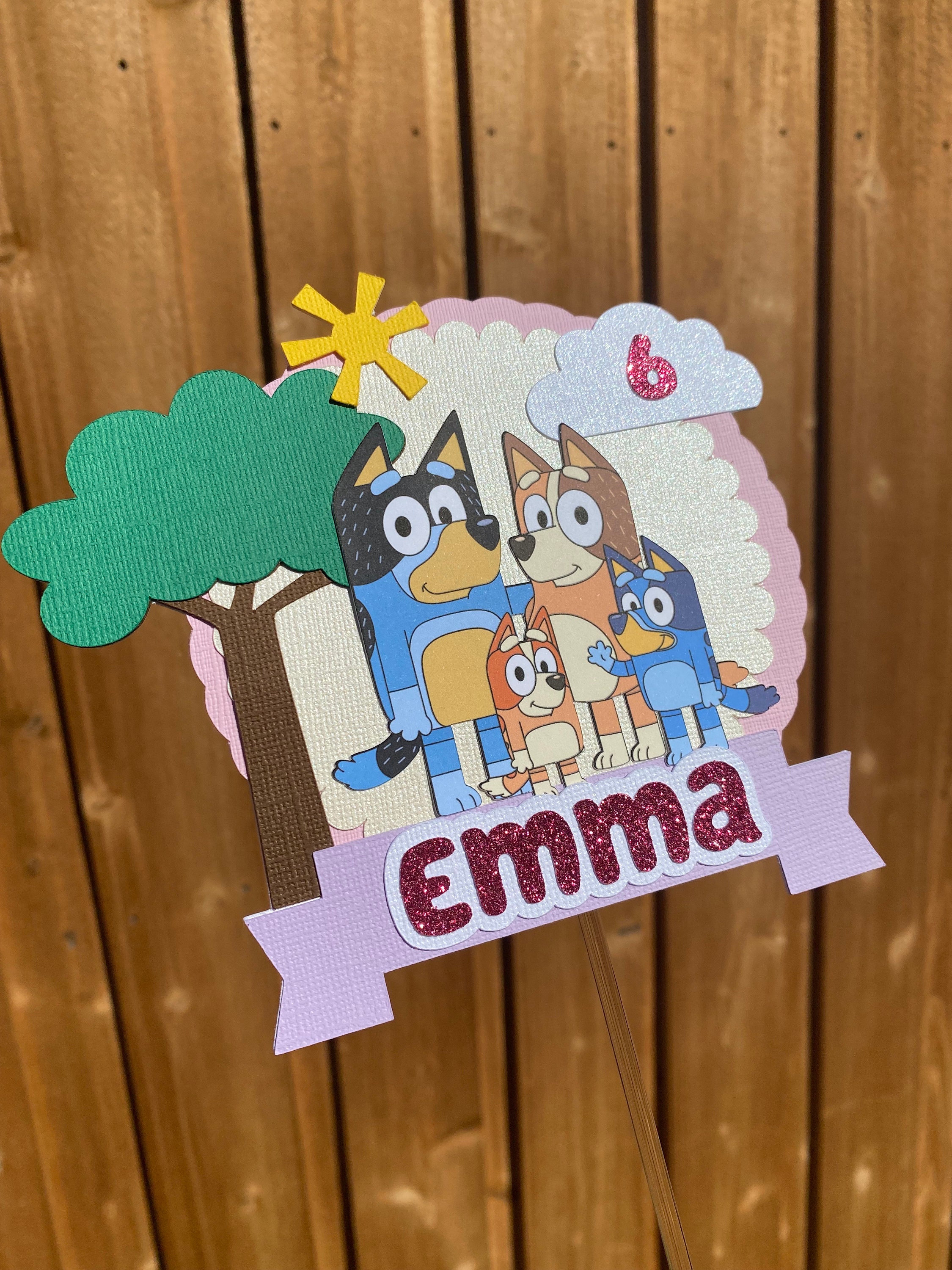 Bluey Cake topper