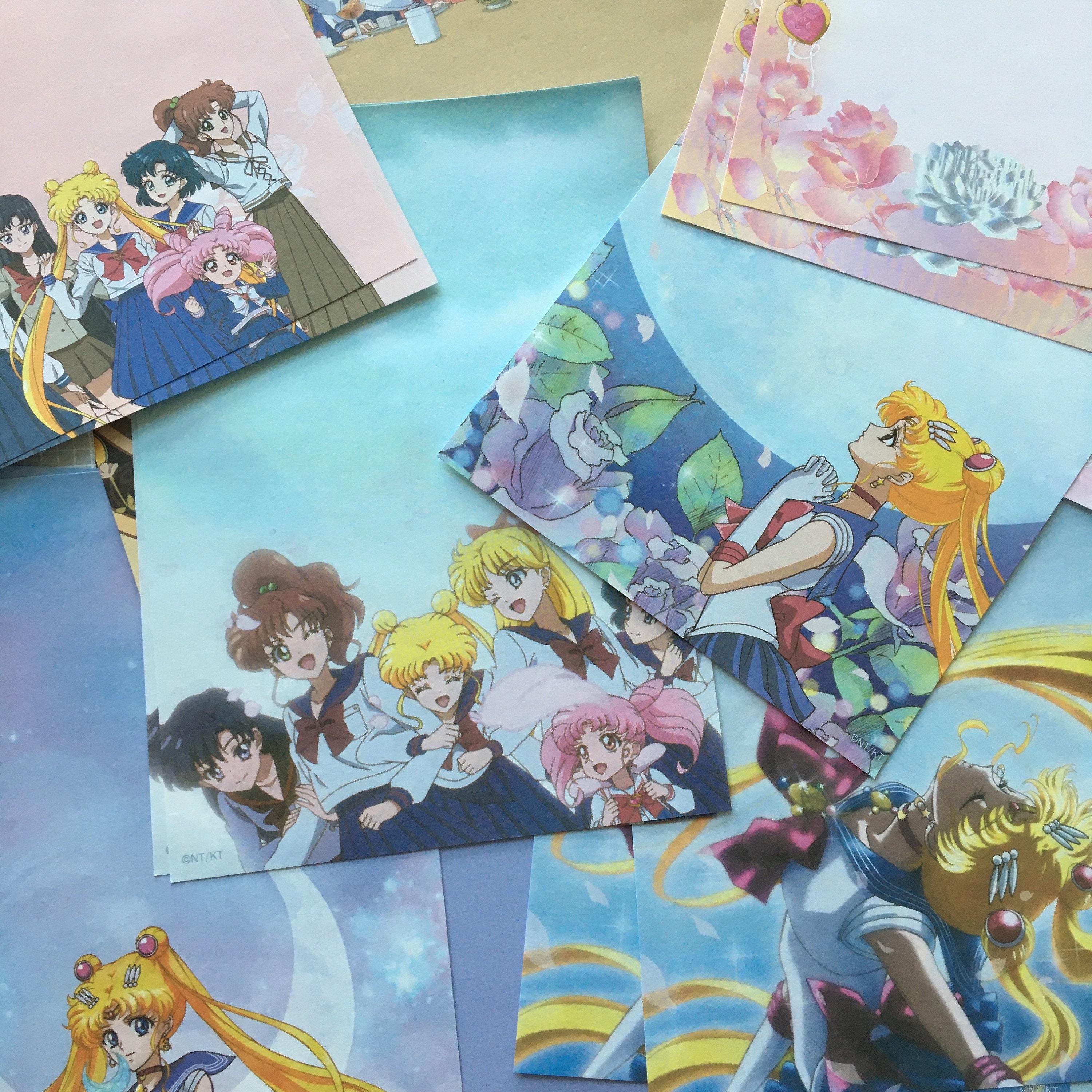 Sailor Moon Memo sheet and sticker set - 22 memo sheets plus 2 sheets…