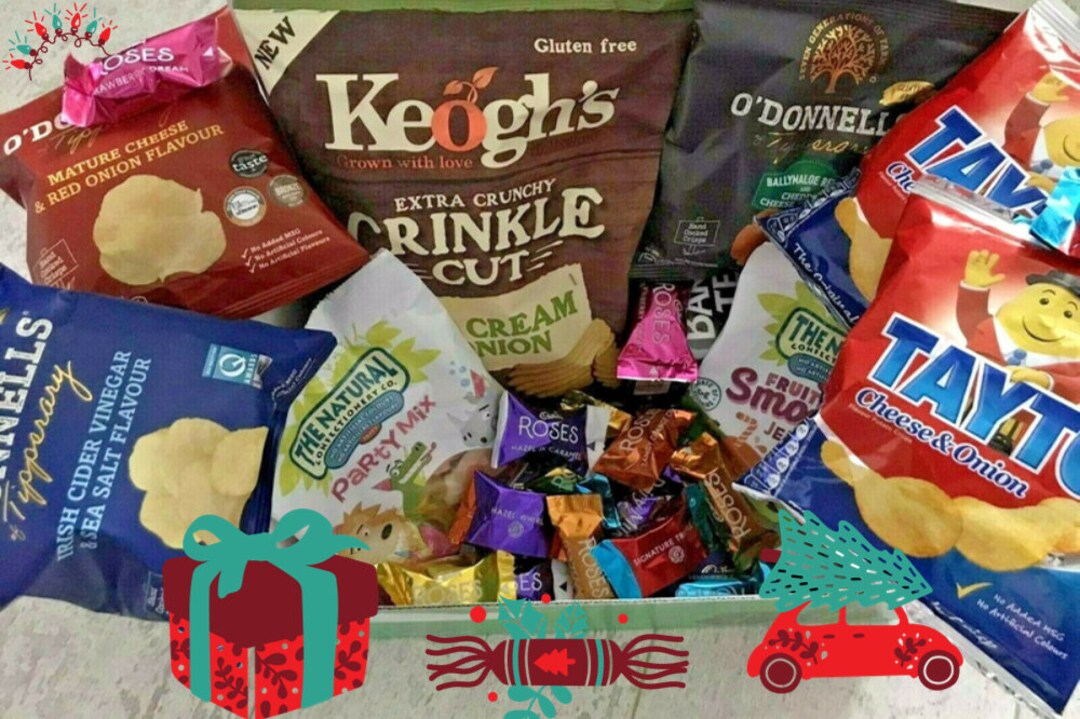XXL Irish Luxury Large Snacks Gift Box,irish Hamper,irish Treat Box