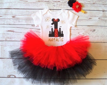 minnie mouse birthday girl outfit