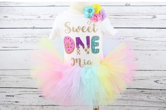 one donut birthday outfit