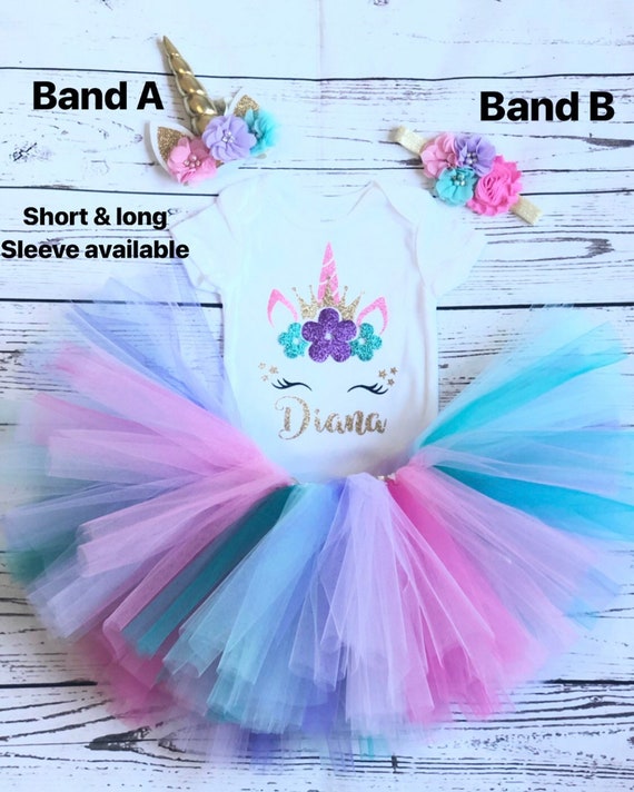 1st birthday outfit unicorn