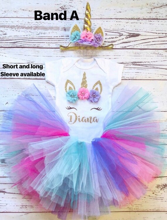 unicorn first birthday shirts