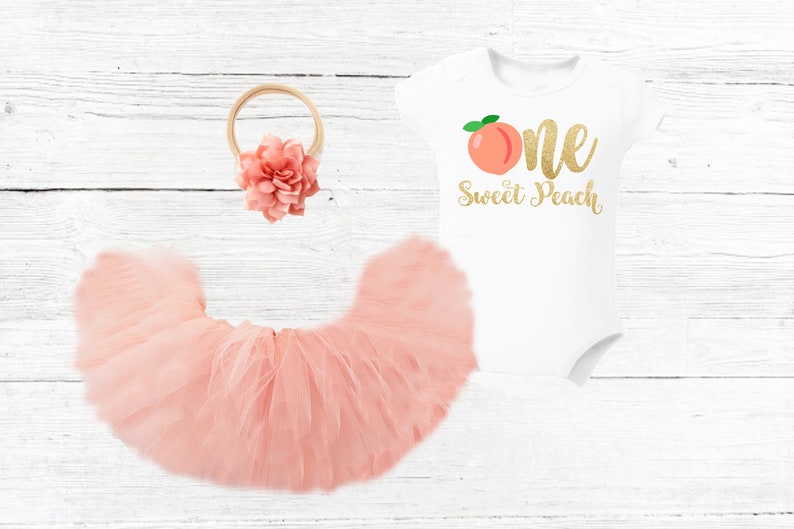 One sweet peach Birthday Outfit Girl Peach First Birthday Outfit Personalized Peach Birthday outfit peach Tutu outfit boho girl birthday set