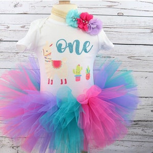 llama first birthday outfit
