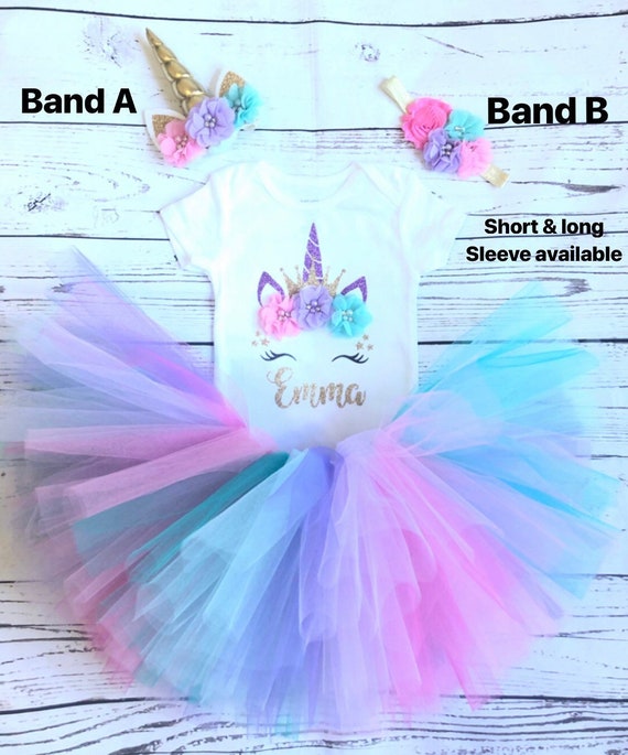 baby first birthday unicorn outfit