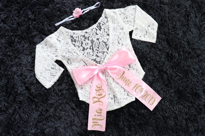 newborn girl lace outfit