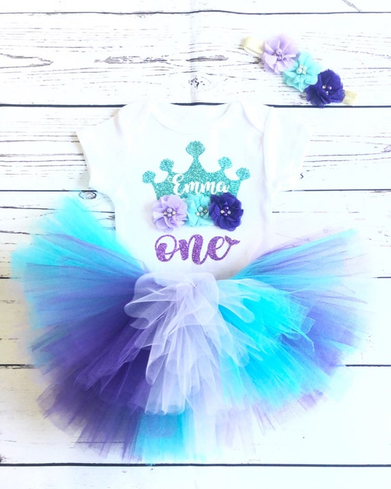 mermaid first birthday onesie