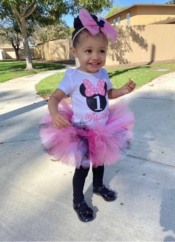 Minnie first birthday outfit Clearance