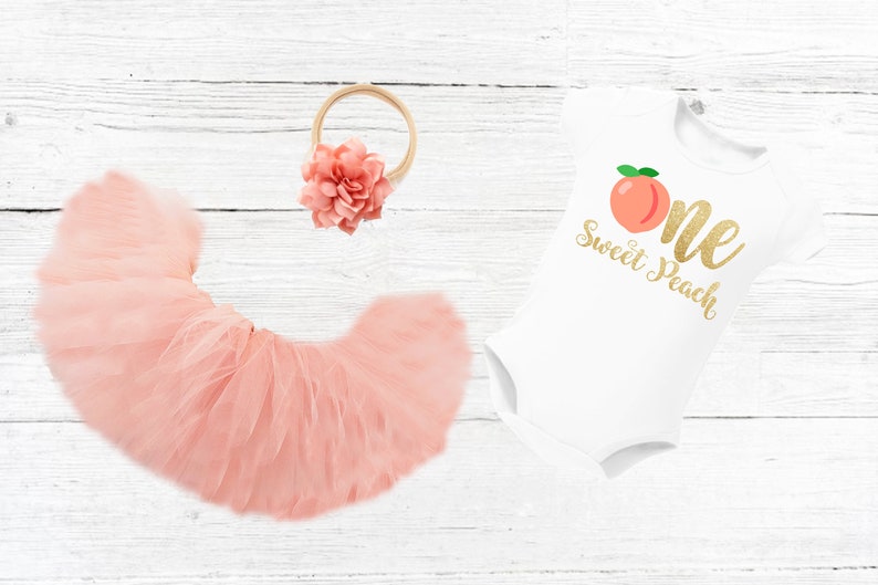 One sweet peach Birthday Outfit Girl Peach First Birthday Outfit Personalized Peach Birthday outfit peach Tutu outfit boho girl birthday set