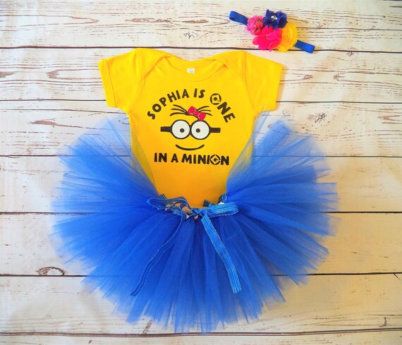 minion birthday outfit girl