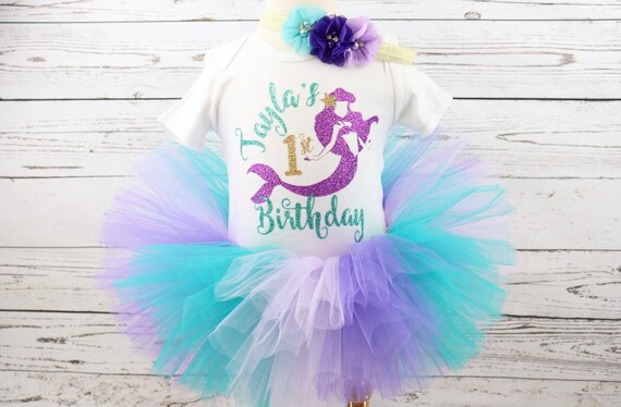 baby's first birthday mermaid outfit