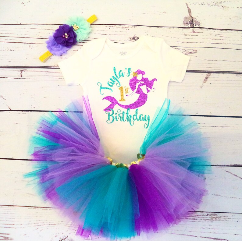 Mermaid birthday outfit mermaid first birthday outfit 1st birthday mermaid outfit mermaid baby girl outfit mermaid tutu set marmaid shirt