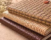 Personalized journal Rattan grid notebook a5 blank book Hardcover