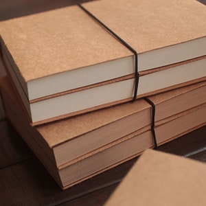 Kraft Brown Paper Notebook Blank Notebook Journal Scrapbook Display Sketch Book 572pages personalized gift B489 image 6