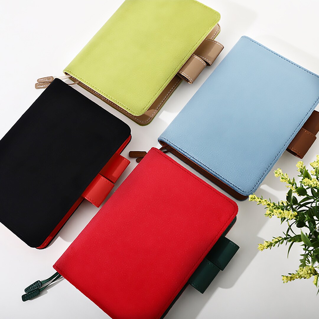 Suede Hobonichi Cover A5 A6 Notebook Cover 2021 Planner Cousin Cover