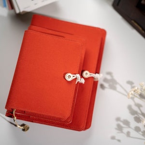Diario A6 A5, carpeta hecha a mano de tela, Bloc de notas portátil, cuaderno rellenado Floral, libro de lácteos, regalo hecho a mano CC440