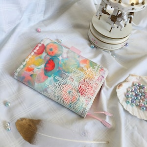 Lace hobonichi cover A5 A6 notebook cover CC4