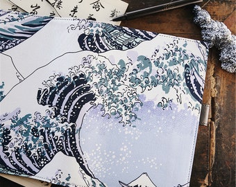 Sea Wave hobonichi cover  A5  notebook cover