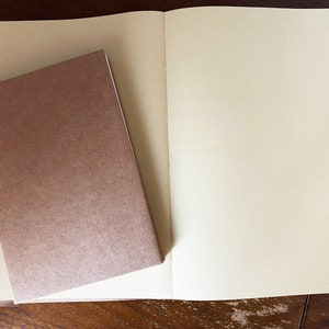 Kraft Brown Paper Notebook Blank Notebook Journal Scrapbook Display Sketch Book B290