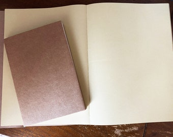 Kraft Brown Paper Notebook Blank Notebook Journal Scrapbook Display Sketch Book B290