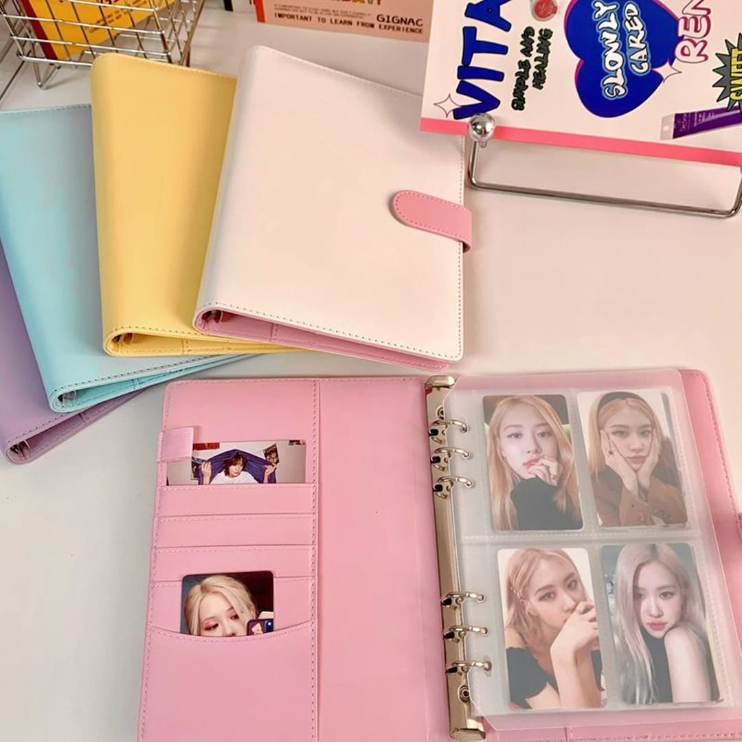 Kpop Photocard Binder Album Kawaii Collectbook A5 PU - Etsy