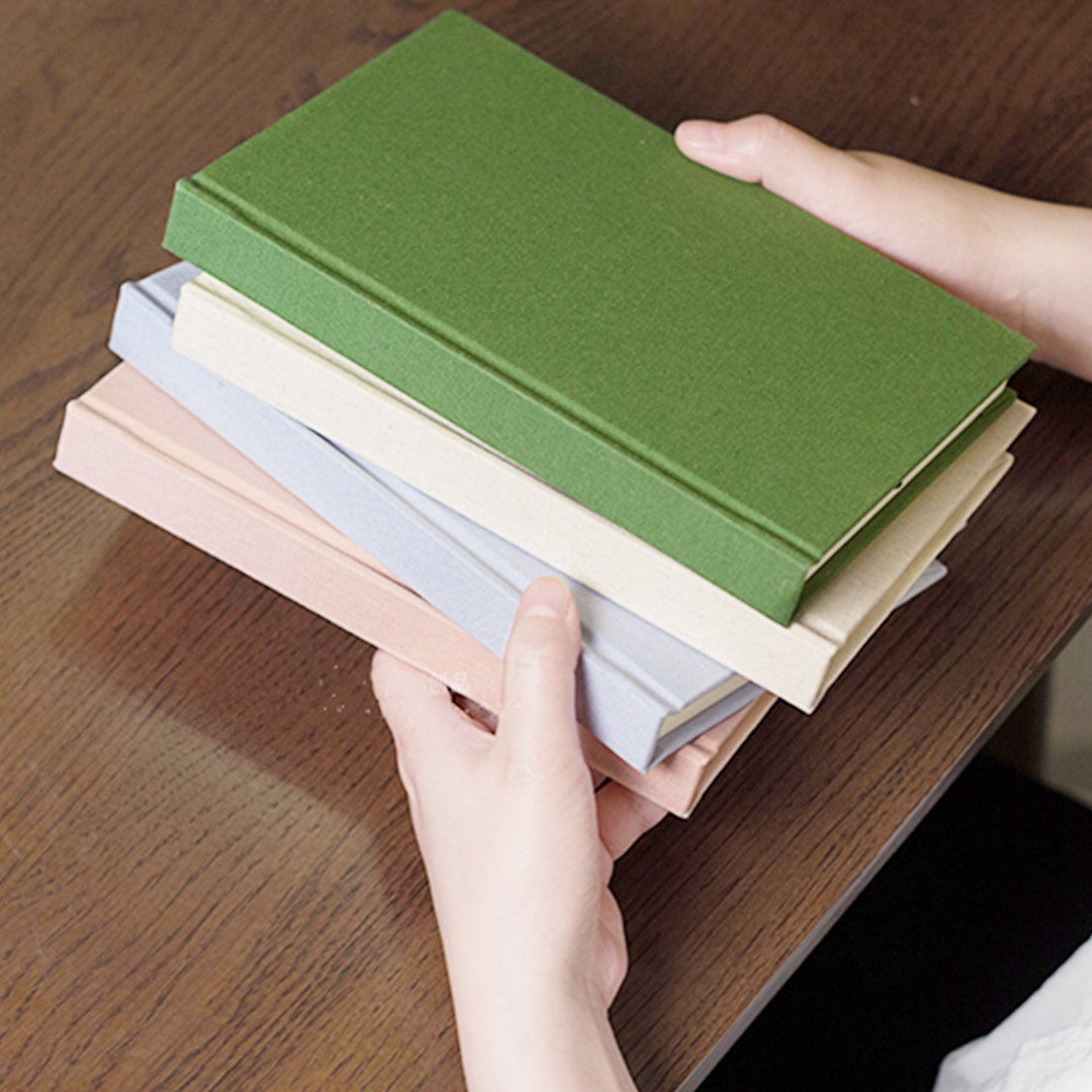 Linen Hardcover Notebook Journals Lined Blank Notebook Travel Journal