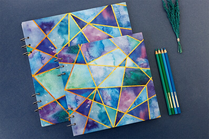 Spiral watercolor sketchbook blank sketchbook Etsy