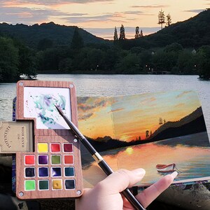 Cuaderno de dibujo de fieltro Cuaderno de fieltro Papel kraft Cinturón de cuero Diario de viaje