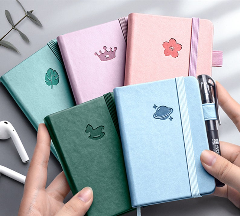 Mini Pocket Notebook 200 Pages Lined Journal Hardcover - Etsy