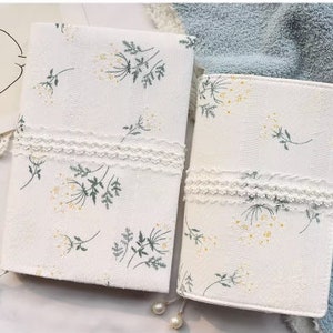 Gänseblümchen Binder Ringe Journal Tuch Cover Planer Agenda Nachfüllbare Einlagen (A5/A6) Budget Binder CC426