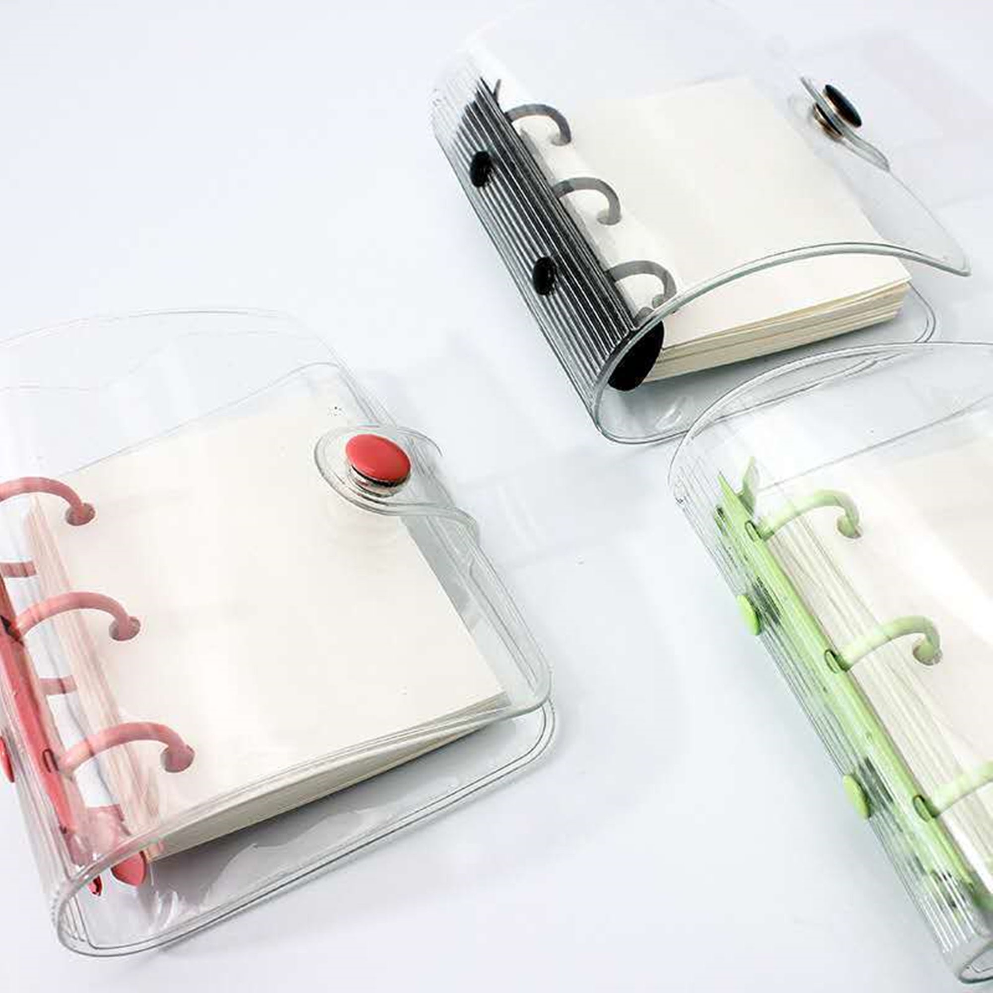 3 Ring Binder Journal Three Ring Cute Small Transparent PVC Etsy