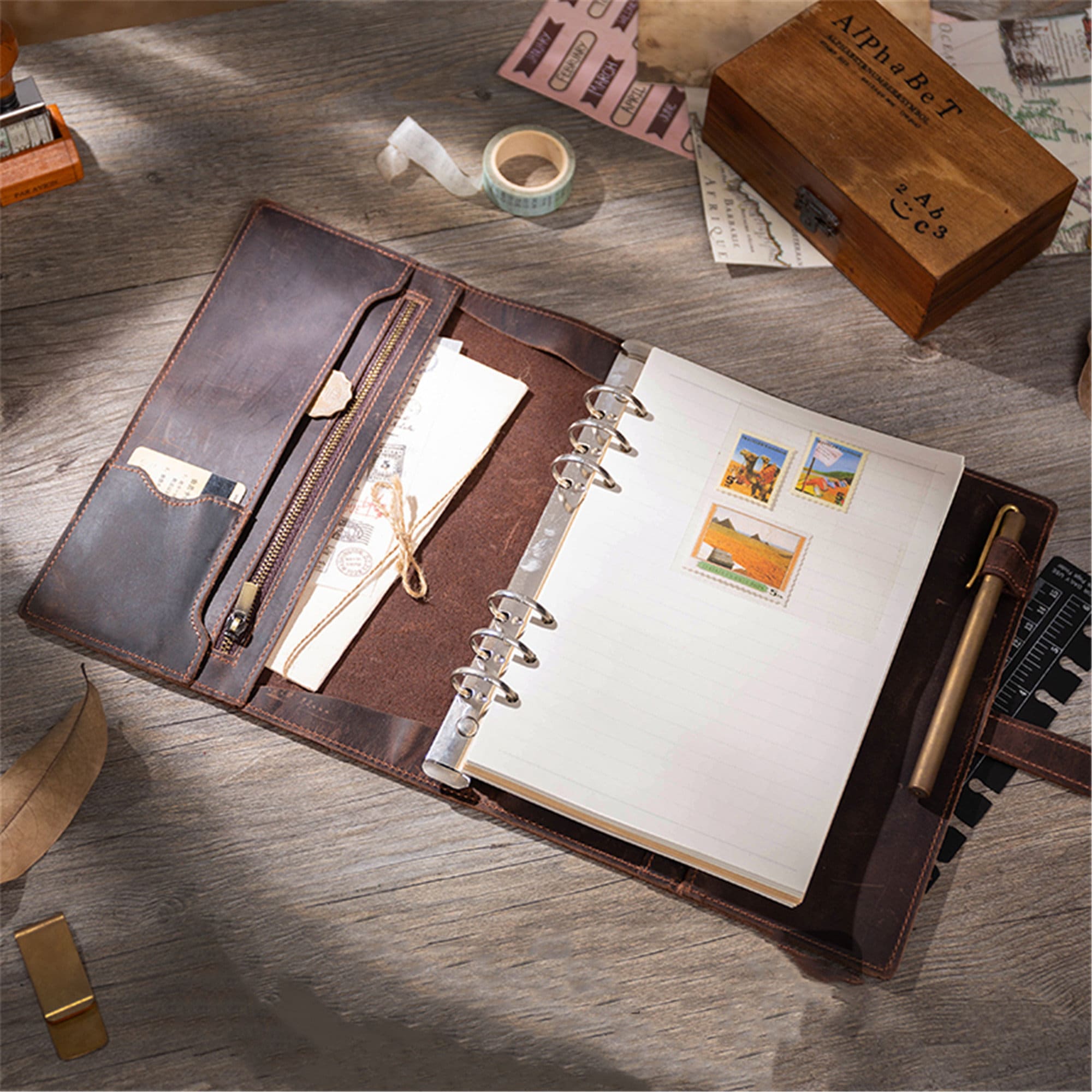 Appointment Books & Planners personalized refillable travelers notebook