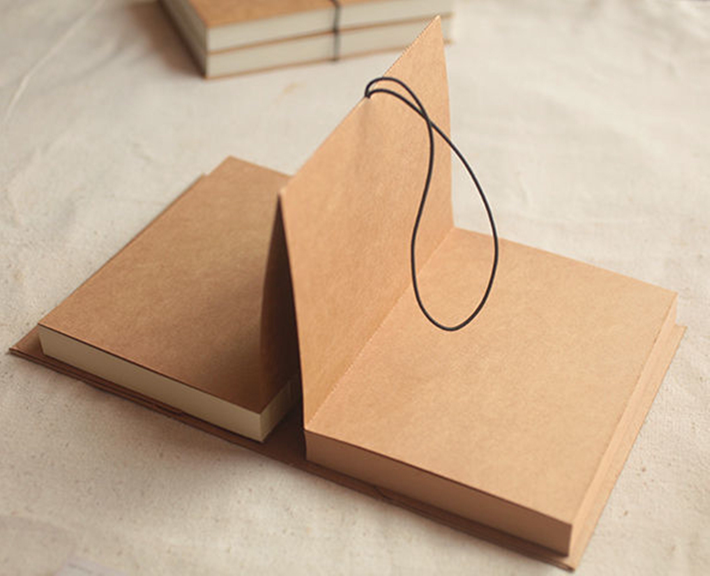 Kraft Brown Paper Notebook Blank Notebook Journal Scrapbook Etsy