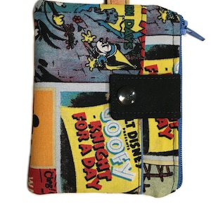 Mickey Mouse Limited Edition Coin Purse Bag Perfect for Traveling, Stores Coin Money Credit Cards by Miyin Creations Disney Collection