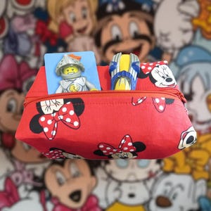 Minnie Mouse Cosmetic Bag Case Travel Pouch Edizione limitata personalizzata dalla collezione Miyin's Creation