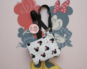 Minnie Maus Handytasche Geldbörse Handgemacht Limited Edition Miyin Creations Perfekt für die Aufbewahrung Ihres Handys
