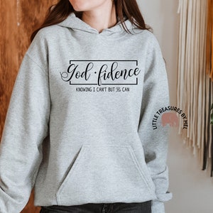 Godfidence | Custom Hoodies | Sweatshirts | T-shirts | Christian | Religious Apparel | Unisex