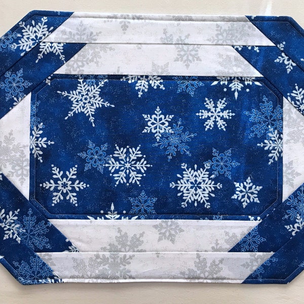 Blue and White Placemats Etsy
